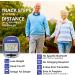 PINGKO Portable LCD Pedometer for Jogging, Hiking, Running & Walking - Blue | Step Counter with Calorie Burn Tracker - Buy Online on SooperMarket.com