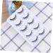 minkissy 80 Pairs Lashes Natural False Lashes Fake Eyelash Dense Eyelash Eyelashes 3d Cross - Buy Online on SooperMarket.com
