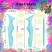 SHANPIN 5 in 1 Silicone Eye Makeup Tool - Reusable Eyeliner Stencils & Winged Eyeliner Aid in Blue - Buy Online on SooperMarket.com