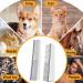 Stainless Steel Pet Comb | Detangling Tool for Dogs and Cats | Grooming Tool for Small, Medium, and Large Pets - Buy Online on SooperMarket.com