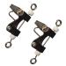 Lobo Lures Big Game Fishing Thru-Wire Outrigger Release Clips Set of 2 Adjustable - Downrigger- Kite - Outrigger