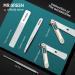 MR.GREEN Portable Manicure & Pedicure Kit - Stainless Steel Nail Clippers Tool Set in Travel Grooming Case | Nail Scissors Gift Box (Mr-6104) - Buy Online on SooperMarket.com