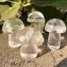Home Decoration 40-50mm Crystal Mushroom Natural Clear Quartz Mushrooms Lovely Rose Crystal Gemstone Agaric Home Decoration Stones kaixun 1pc - Buy Online on SooperMarket.com