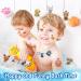 G.C Paw Bath Bombs for Kids with Surprise Puppy Toys - 12Pcs Organic Bubble Bath Fizz Balls & Necklace for Boys and Girls - Non-Inside, Natural Toddler Bath Bombs - Buy Online on SooperMarket.com