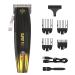 Super Fade Professional Hair Clipper for Barbers Fast Clean Blurry Fades | Four Click Lever | Whisper Quiet | Rechargeable Cordless | Over 90 Minutes Run time | Crunchy Blade