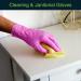 Fuchsia Hot Pink Nitrile Disposable Gloves - 50 Count - Medium 3 Mil - Powder & Latex Free - Medical Exam & Food Safe Gloves - Buy Online on SooperMarket.com