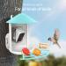 Netvue Multifunction Bird House Stand & Feeder | Versatile Bird Feeding Station for Wild Birds - Ideal for Potions Fruits & Vegetables - Buy Online on SooperMarket.com