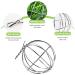 Esteopt Stainless Steel Feeder Ball Set for Guinea Pigs Hamsters & Rabbits - Durable Rodent Toy 2 Pieces Hay Ball for Small Animals - Buy Online on SooperMarket.com