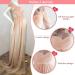 FEOYA Maxi Maternity Dress - Orange Chiffon Lace Strapless Gown for Pregnancy Photography - Buy Online on SooperMarket.com