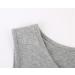 ZUMIY Maternity Top - Women's Cotton Round Neck Ruched Waist Cami Shirt S Grey - Buy Online on SooperMarket.com