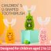 Cartoon Kids U-Shaped Toothbrush - Food Grade Soft Silicone Brush Head 360 Oral Teeth Cleaning Design for Toddlers and Children 2-7Years/8-12Years Yellow 8-12Y 1 count (Pack of 1) Yellow - Buy Online on SooperMarket.com