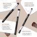 Premium Eyebrow & Eyelash Brush Set | Perfect for Eyeshadow Pomade Eyeliner | Slanted & Fine Tips for Precision Application - Buy Online on SooperMarket.com