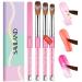 Saviland acrylic nail brush set-3 pieces professional acrylic nail brush for acrylic application size 6 size 8 size 12 acrylic powder brush set for nails extension nail art carving A2-3-part acrylic nail brushset