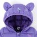 Kids Winter Hooded Puffer Jacket - Purple, 4-5 Years | Toddler Waterproof & Lightweight Coat for Boys & Girls - Buy Online on SooperMarket.com