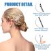 Vlasy 220 Count Black Wave Style Bobby Pins - Invisible Hair Clips Bulk for Women and Girls - Hair Grips for All Hair Types - Buy Online on SooperMarket.com
