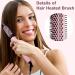 Curling Wand 4 in 1 Iron Set with Interchangeable Ceramic Barrels - Pink Curling Tongs and Straightener Brush for Long & Short Hairstyles - Women's Gift - Buy Online on SooperMarket.com