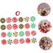 PRETYZOOM 24 Sheets Christmas Candy Decorations Ribbons Xmas Candies Xmas Ornaments Window Decorative Stickers - Buy Online on SooperMarket.com