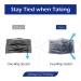 BlueEagle 4-Ply Individually Wrapped Disposable Adult Face Masks - 50 Pcs | Activated Carbon Filter | Large Fit | Charcoal Black Color - Buy Online on SooperMarket.com