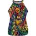 Women's Summer Tank Top - Sleeveless Casual Vest with Funny Patterns, Colorful Design - X-Large - Buy Online on SooperMarket.com