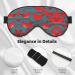 SSIMOO Red Birds Wild Eye Mask - Breathable Sleep Eye Patch for Women | Perfect for Travel & Relaxation - Buy Online on SooperMarket.com