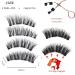 Dual Magnetic Eyelashes Kit - Natural Look, Reusable Fake Lashes - No Glue Needed - 3D False Eyelashes - Magnetic Lashes Extension Kit - Buy Online on SooperMarket.com