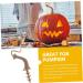 ABOOFAN 200 Pcs Pumpkin Put Pumpkin Stems Fake Plastic Pumpkin Head Pumpkin Ornament Halloween Pumpkin Stems Pumpkin Diy Handle Lantern Decor Plastic Pumpkin Handle Accessories Artificial - Buy Online on SooperMarket.com