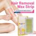 20-Piece Wax Strips Set for Men & Women - Body & Facial Hair Removal | Ideal for Legs Brazilian Arms Armpits & Bikini - Buy Online on SooperMarket.com