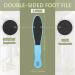 Double Sided Foot File Pedicure Foot Care Repair Tool Reusable Foot Scraper Hard Skin Remover Calluses Dead Skin Remover for Feet Foot Rasp File Foot Scrubber for Peel Wet Dry Cracked Feet Heel (Blue) - Buy Online on SooperMarket.com