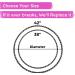 The Spinsterz Beginner Hoop - Weighted Fitness Hula-Hoop for Adults - Made in USA - X-Large 42 Diameter - Burgundy - Buy Online on SooperMarket.com