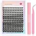 Rxuaw DIY Eyelash Extension Kit Lash Clusters 12 Rows Cluster Lashes with Glue and Tweezer for Lash Extension Beginners Outfit - Buy Online on SooperMarket.com