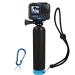 Waterproof Floating Hand Grip Compatible with GoPro Hero 11 10 9 8 7 6 5 4 3+ 2 1 Session Black Silver Handler & Handle Mount Accessories Kit for Water Sport and Action Cameras (Blue)