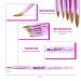 Mia Secret Kolinsky 3D Art Brush 4 (Purple) - Professional Nail Art Brush - Buy Online on SooperMarket.com