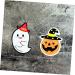 OFFSCH 50pcs Halloween Candy Tag Lollipop Decoration Lollipop Card Halloween Decor Packaging Decoration Card Lollipop Packaging Card Tooth Charms Message Card Pencil Caps Pumpkin Ghost - Buy Online on SooperMarket.com