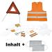 PETEX Combo Bag PLUS (DIN 13164:2022) - Black Safety Vest & Warning Triangle | International Shipping Available - Buy Online on SooperMarket.com