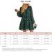 Naroote Womens Fashion Dress V-Neck Breathable Drawstring Travel Dress for Business Women Small Dark Green - Buy Online on SooperMarket.com