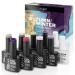 MYGEL by Mylee Nail Gel Polish Autumn/Winter Collection 8x10ml Colours + Top & Base Coat UV/LED Soak-Off Nail Art Manicure Pedicure for Professional Salon & Home Use - Long Lasting & Easy to Apply