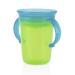 Nuby Plastic No Spill 360 Wonder Cup 1pk - Assorted Colors - Red/Green/Pink/Aqua/Purple/Orange - Buy Online on SooperMarket.com