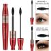 4D Lengthening Curling Mascara 4D Lengthening Curling Mascara 2 In 1 Waterproof 4D Lengthening Curling Mascara for Straight Lashes Waterproof (2pcs) - Buy Online on SooperMarket.com