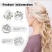 TUUXI 84pcs Rhmeta Title: inestone Crystal Twisters Set - Spiral Hair Pins for Wedding and Prom - Buy Online on SooperMarket.com
