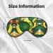 Buy SSIMOO Tropical Banana Leaves Soft Sleep Eye Mask - Breathable Travel Eye Patch for Women | Perfect for Relaxation - Buy Online on SooperMarket.com