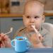 Silicone Training Cup for Infants - 5oz Open Cup with Handles - Princess Powder - Ideal for Toddlers and Babies - Buy Online on SooperMarket.com