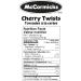 McCormicks Cherry Twists - Gummies - Bulk Candy Bag 1.8kg - Buy Online on SooperMarket.com