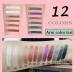 iGuzvaw Cream Eyeshadow Stick 2-IN-1 Pencil Crayon Makeup | Waterproof & Long Lasting Eye Shadow | Hypoallergenic & Multi-Dimensional - 06 Rose Red Shimmer - Buy Online on SooperMarket.com