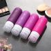 Shop Gemice Silicone Travel Bottles 90ml Set - 4 Leak-Proof Containers for Shampoo & Body Care - FDA Approved Travel Essentials - Buy Online on SooperMarket.com