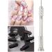 BORDSTRACT Manual Nail Art Punch Tool with 2 Drill Bits Nail Manicure Hand Dril for DIY Nail Piercing and Manicure Projects - Buy Online on SooperMarket.com