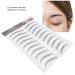 6D Waterproof Eyebrow Stickers - Professional Eyebrow Makeup Tool for Women & Girls - Long-lasting Black Transfer Stickers (BLACK-09 - Buy Online on SooperMarket.com