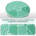Silicone Makeup Brush Cleaning Mat - Portable Scrubber Tool with Suction Cup for Valentines Day - Green - Buy Online on SooperMarket.com