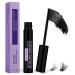 Lash Cluster Glue 10ml Cluster Lash Glue Black Lash Glue Waterproof Lash Glue Mascara for DIY Eyelash Extension Lash Bond Super Strong Hold Lash Glue and Bond for Sensitive Eyes (Black 10ml)