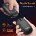 BESKAR Rechargeable Hand Warmer 2 Pack - USB Electric Pocket Heater & Powerbank for Outdoor, Golf, Raynauds - Double-Sided Heating, Quick Charge - Black - Buy Online on SooperMarket.com