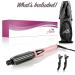 Heated Styling/Curling Iron Brush | 3-in-1 Ceramic Ionic Hair Curler/Straightener | Anti-Scald Bristles | Free Travel Pouch | Electric Curl Wand - Buy Online on SooperMarket.com